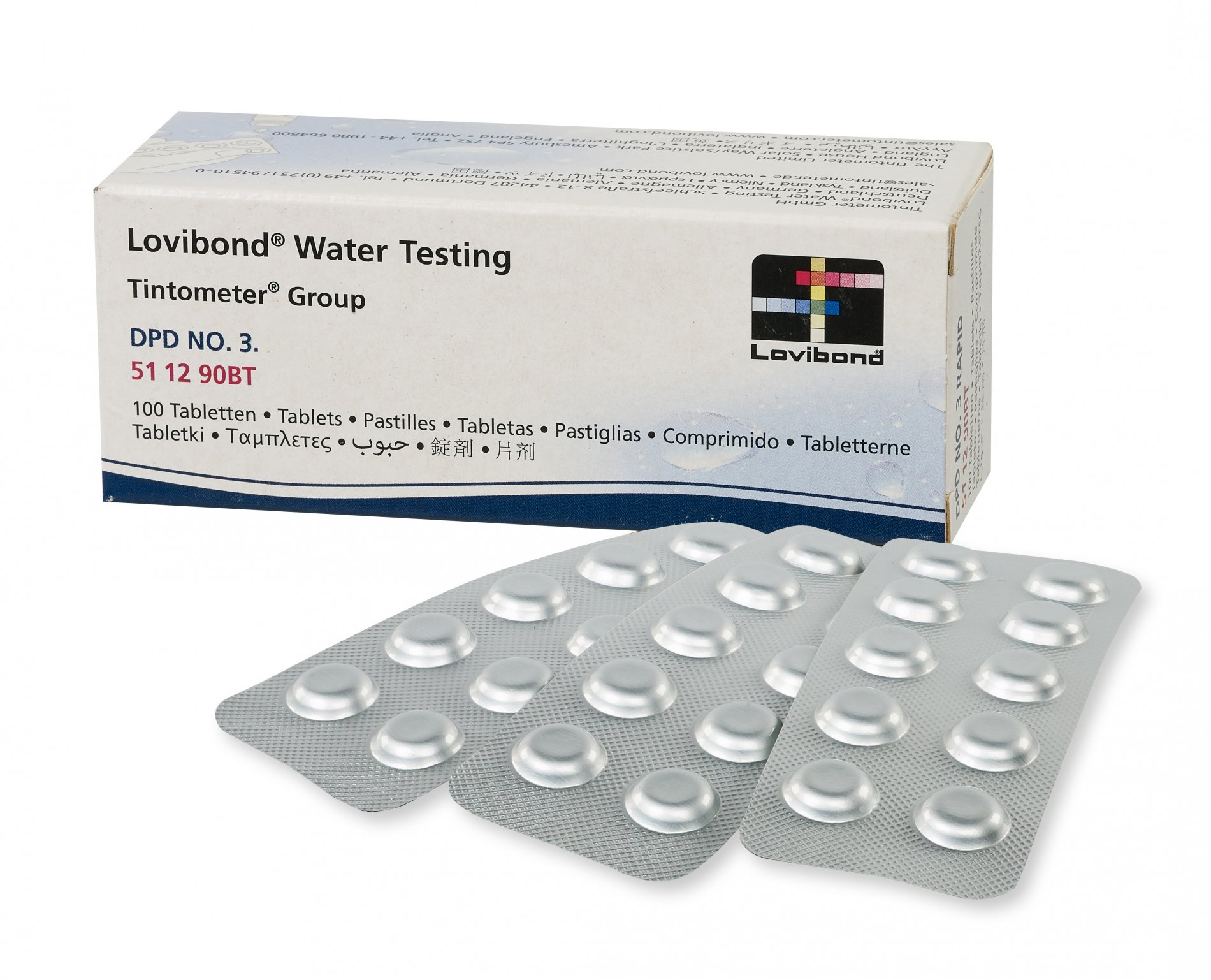 Comprimés de réserve DPD n°3 Lovibond