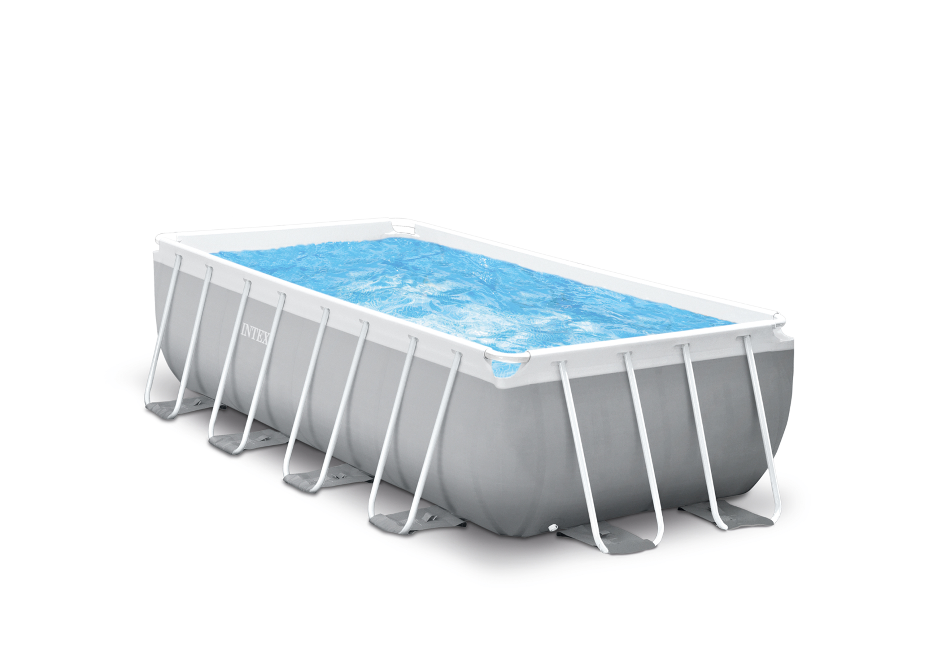 Piscine Intex Prism Frame avec échelle et pompe filtrante - 400 x 200 x 100 cm