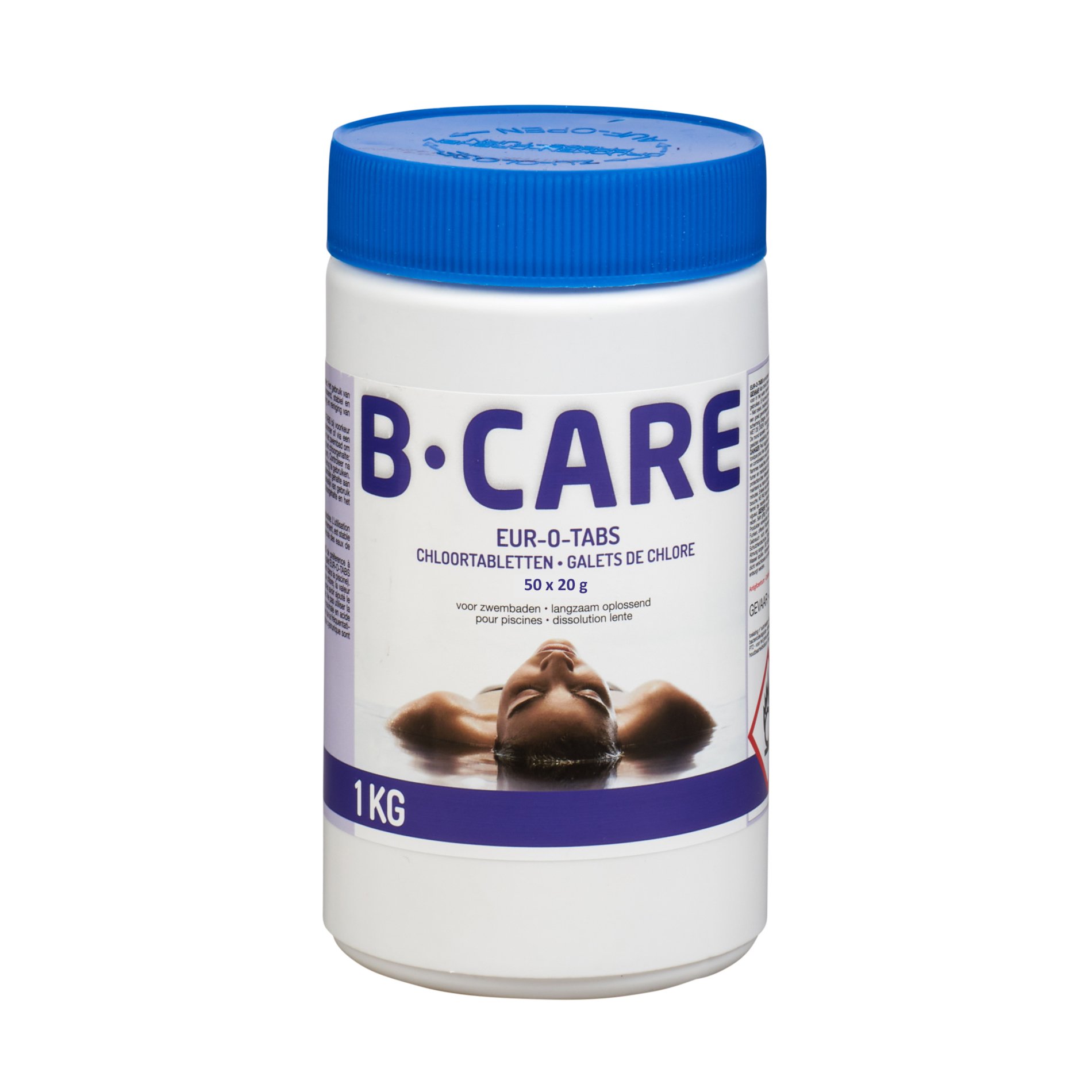 Chlore B-care 1 kg en comprimés 50x20g