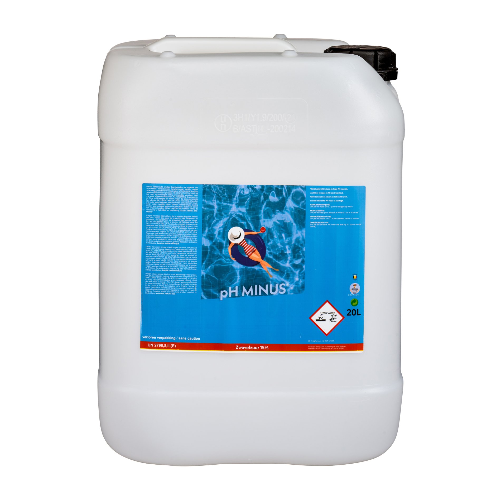 Acide sulfurique 20 l