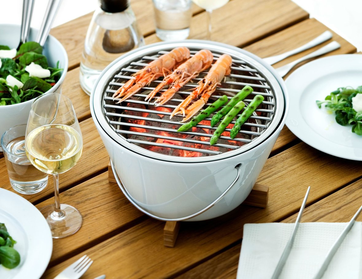 BBQ de table Grill Blanc