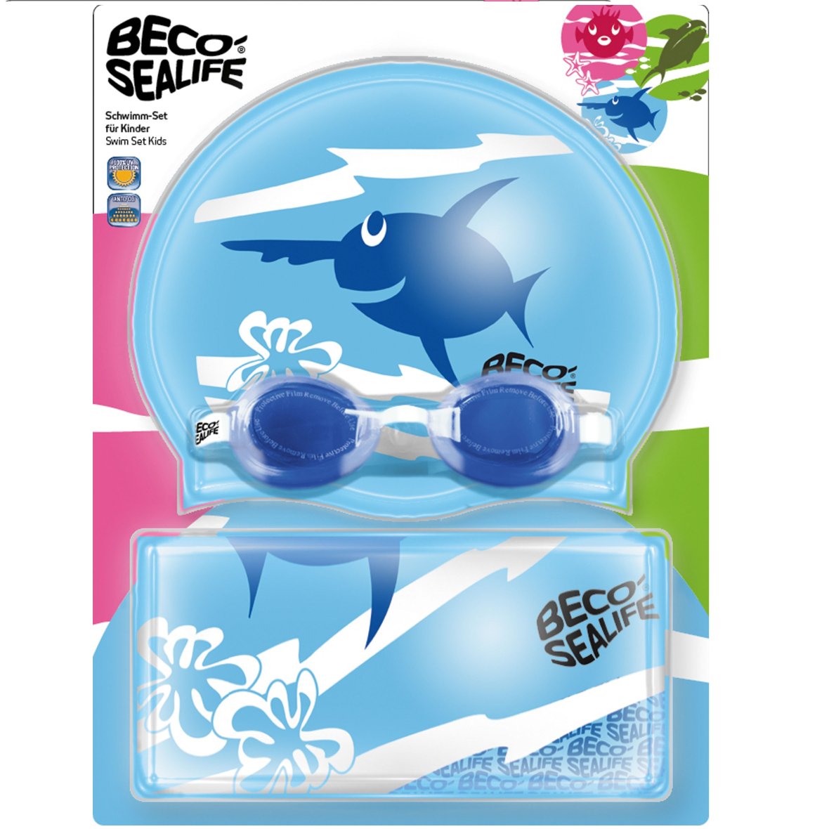 Set de natation Beco Sealife bleu