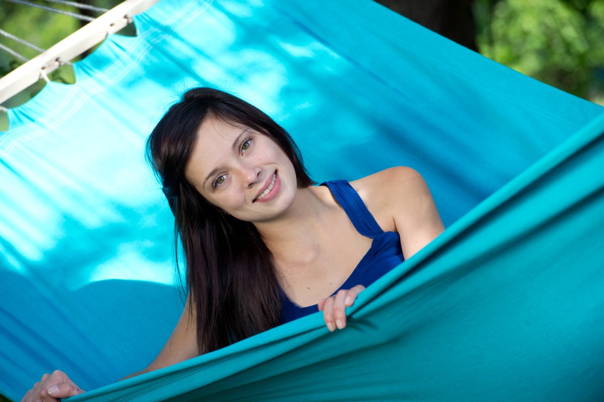 Amazonas hammock - Miami Aqua - 220x120cm