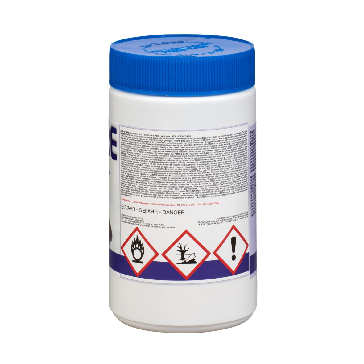 Pastilles de chlore B-care 1 kg 5/200 g