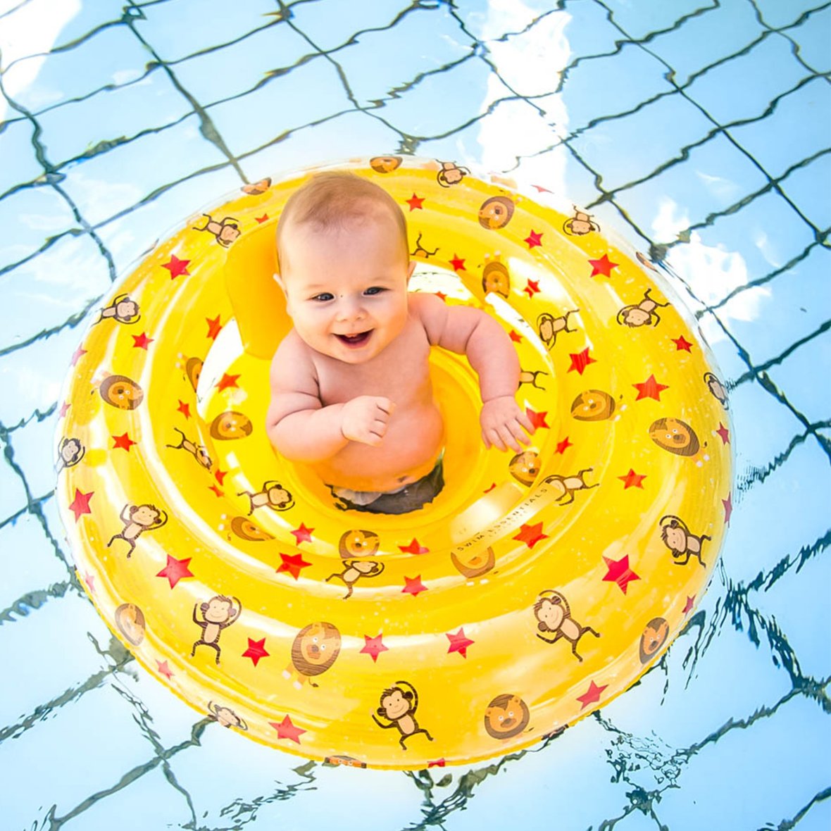 Fauteuil de piscine gonflable pour bébés Circus