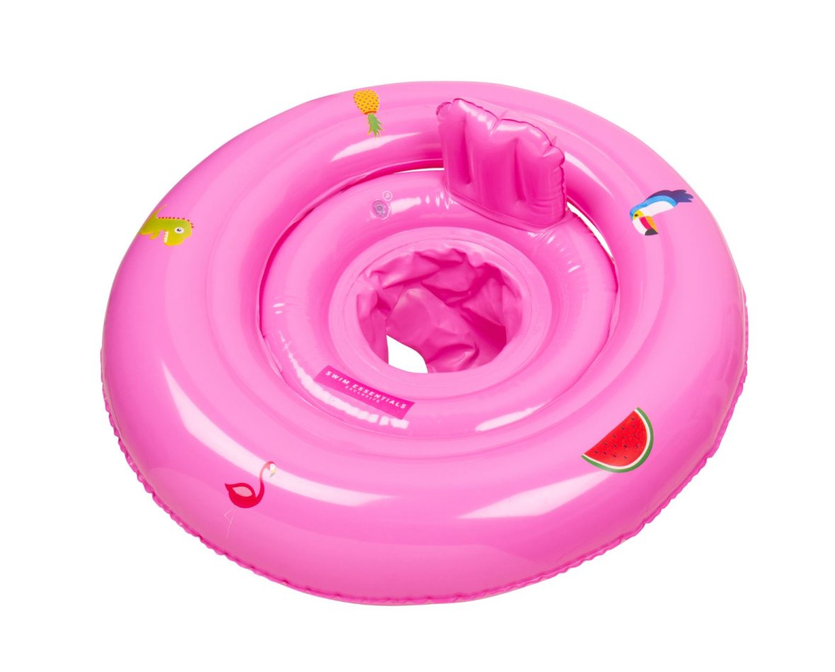 Fauteuil de piscine gonflable pour bébés Rose