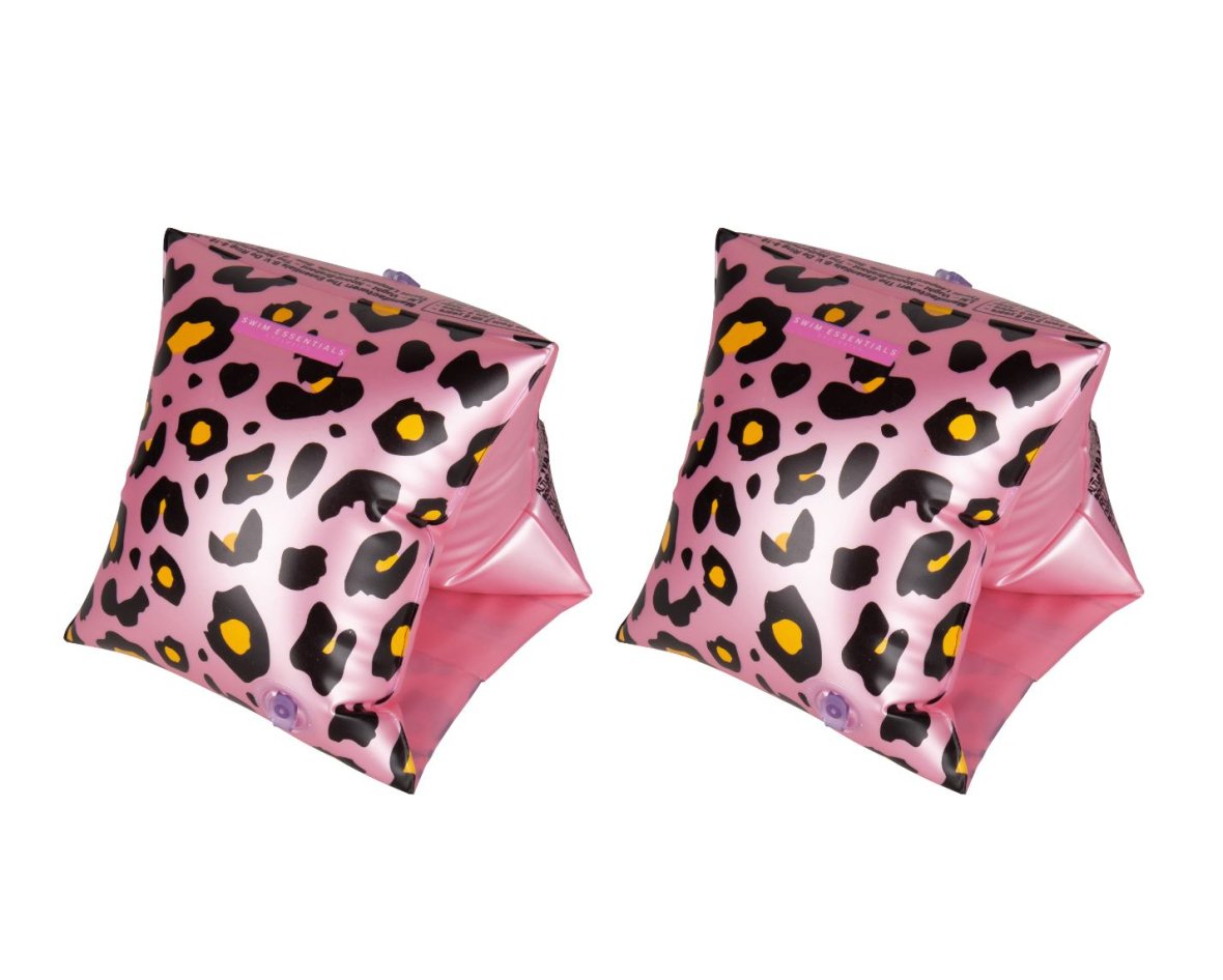 Brassards Piscine pour Enfants Leopard Rose