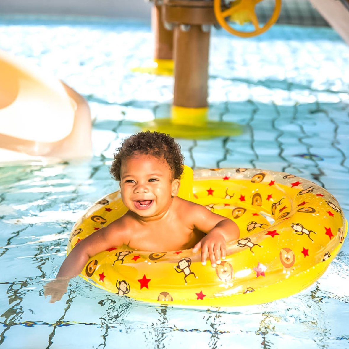 Fauteuil de piscine gonflable pour bébés Circus