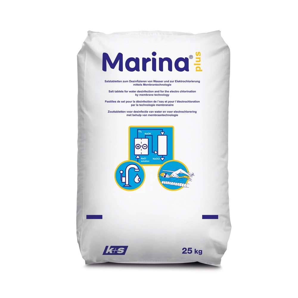 Marina Plus Pastilles de sel pour piscine 25kg - 1
