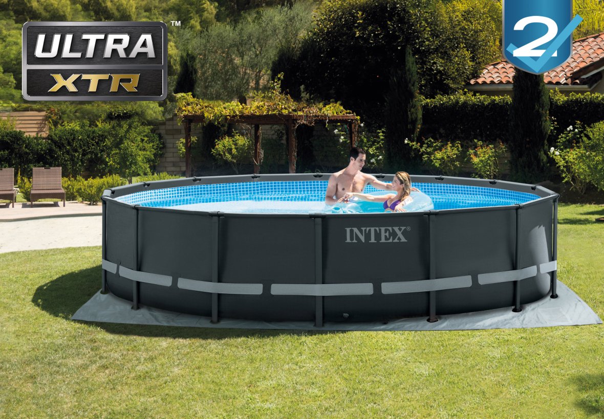 Kit complet piscine à cadre Intex Ultra XTR - 488 x 122 cm