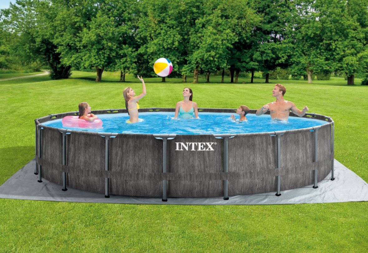 Piscine Intex Greywood Prism Frame avec pompe - 549 x 122 cm	