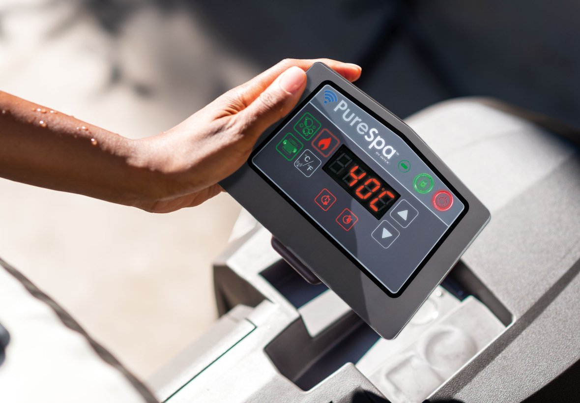 Intex Pure Spa Greywood Deluxe -  Spa Gonflable  - 4 personnes