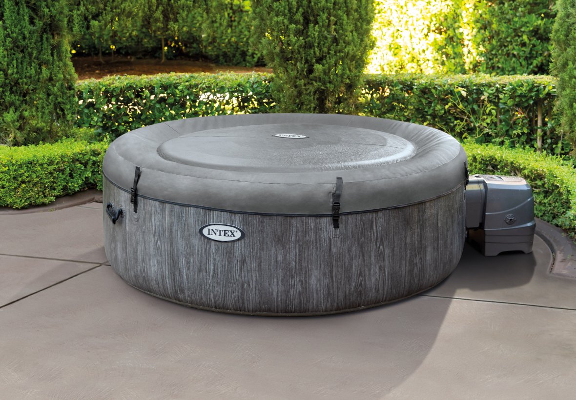 Intex Pure Spa Greywood Deluxe -  Spa Gonflable  - 4 personnes
