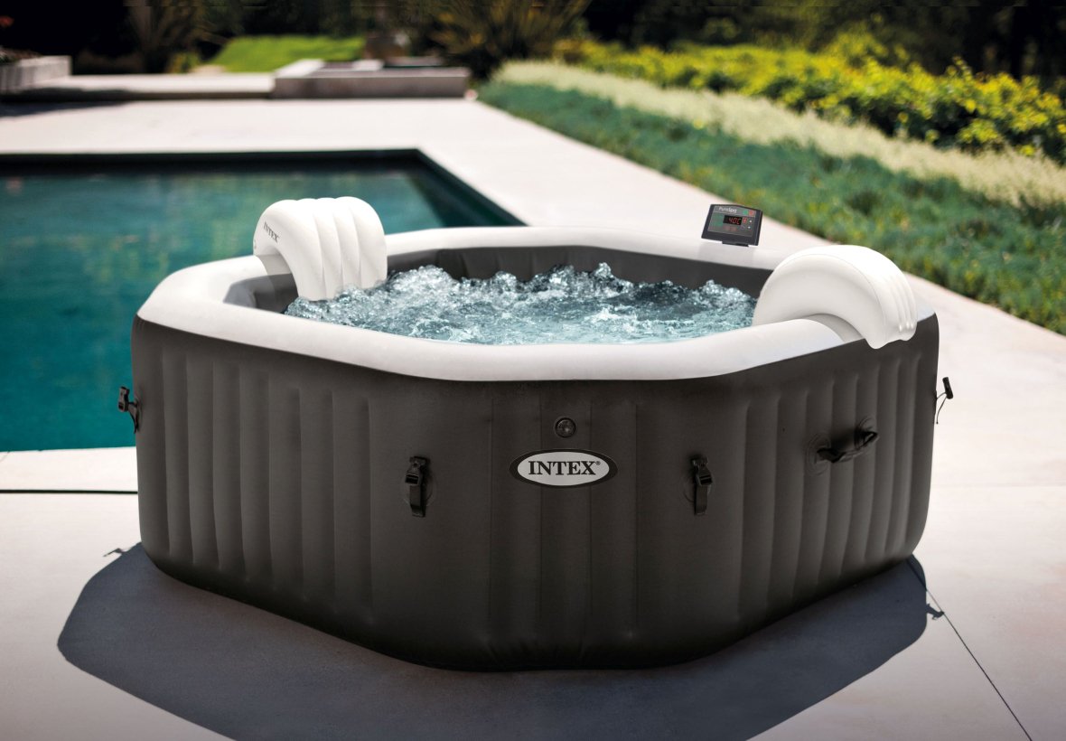 Intex Pure Spa Jet & Bubble Deluxe spa gonflable - 4 personnes