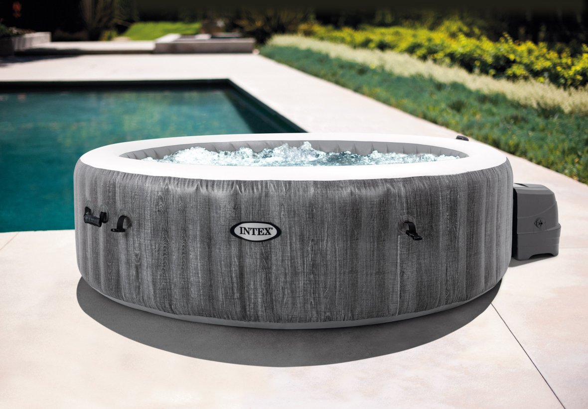 Intex Pure Spa Greywood Deluxe Gonflable Spa - 6 personnes