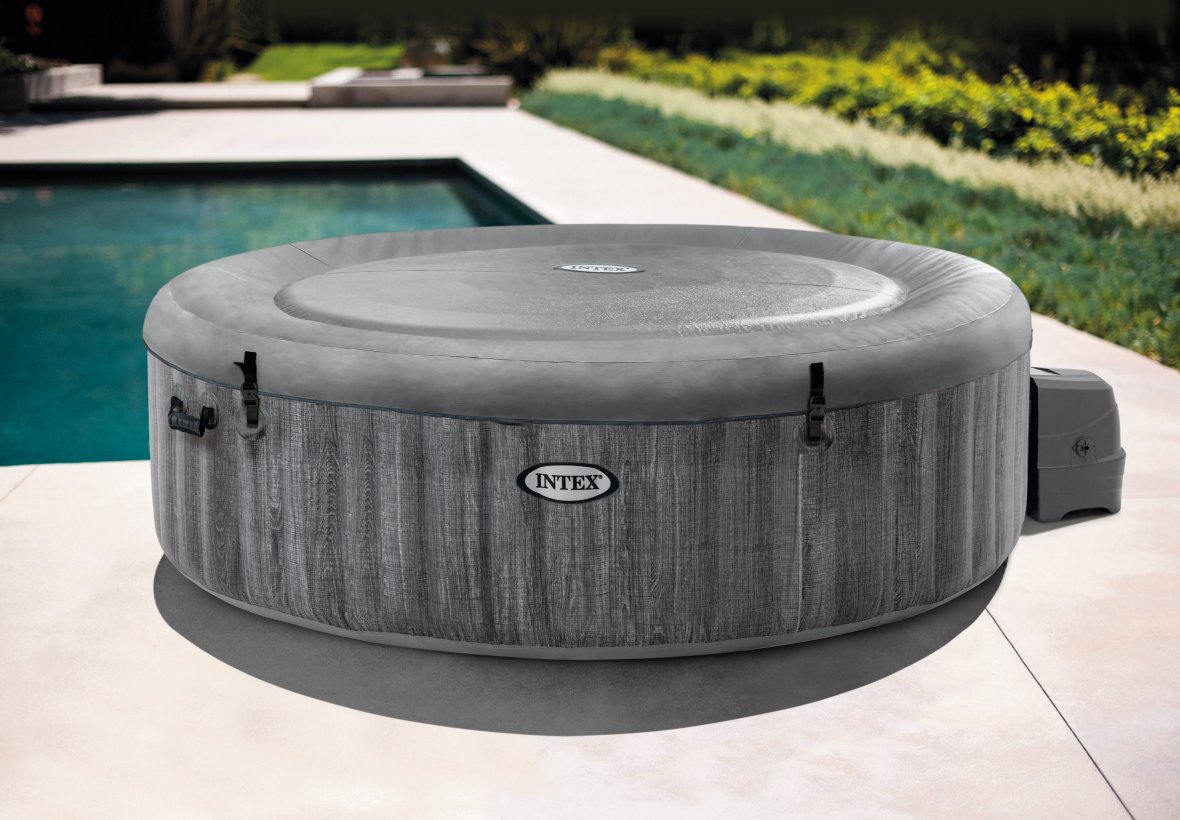 Intex Pure Spa Greywood Deluxe Gonflable Spa - 6 personnes