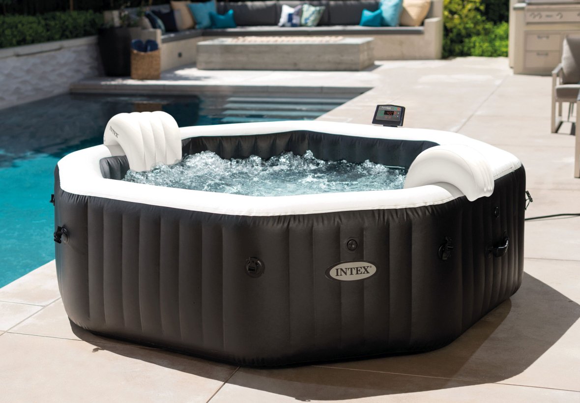 Intex Pure Spa Jet & Bubble Deluxe - Spa gonflable - 6 personnes