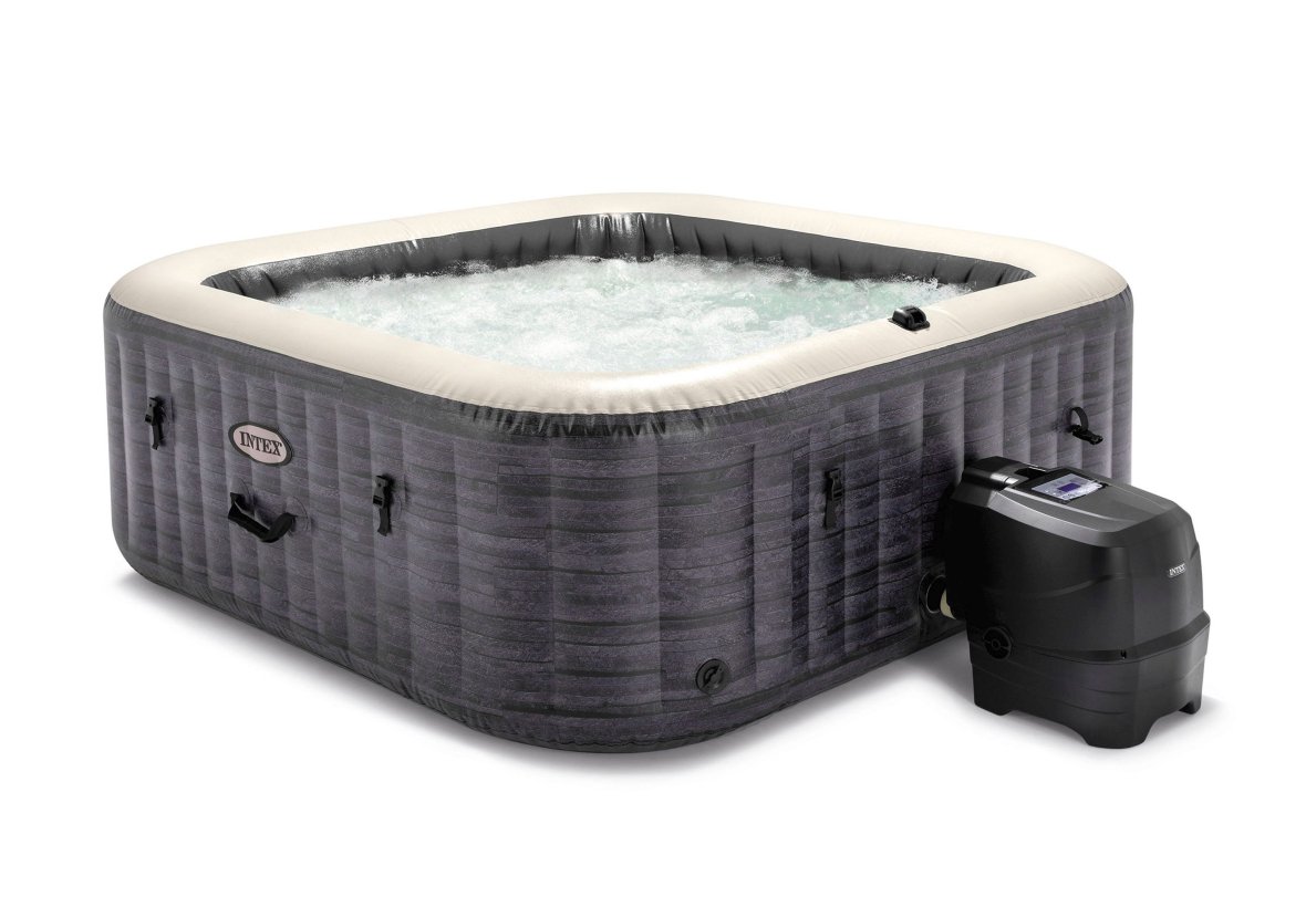 Intex Pure Spa Greywood Deluxe spa gonflable carré - 6 personnes