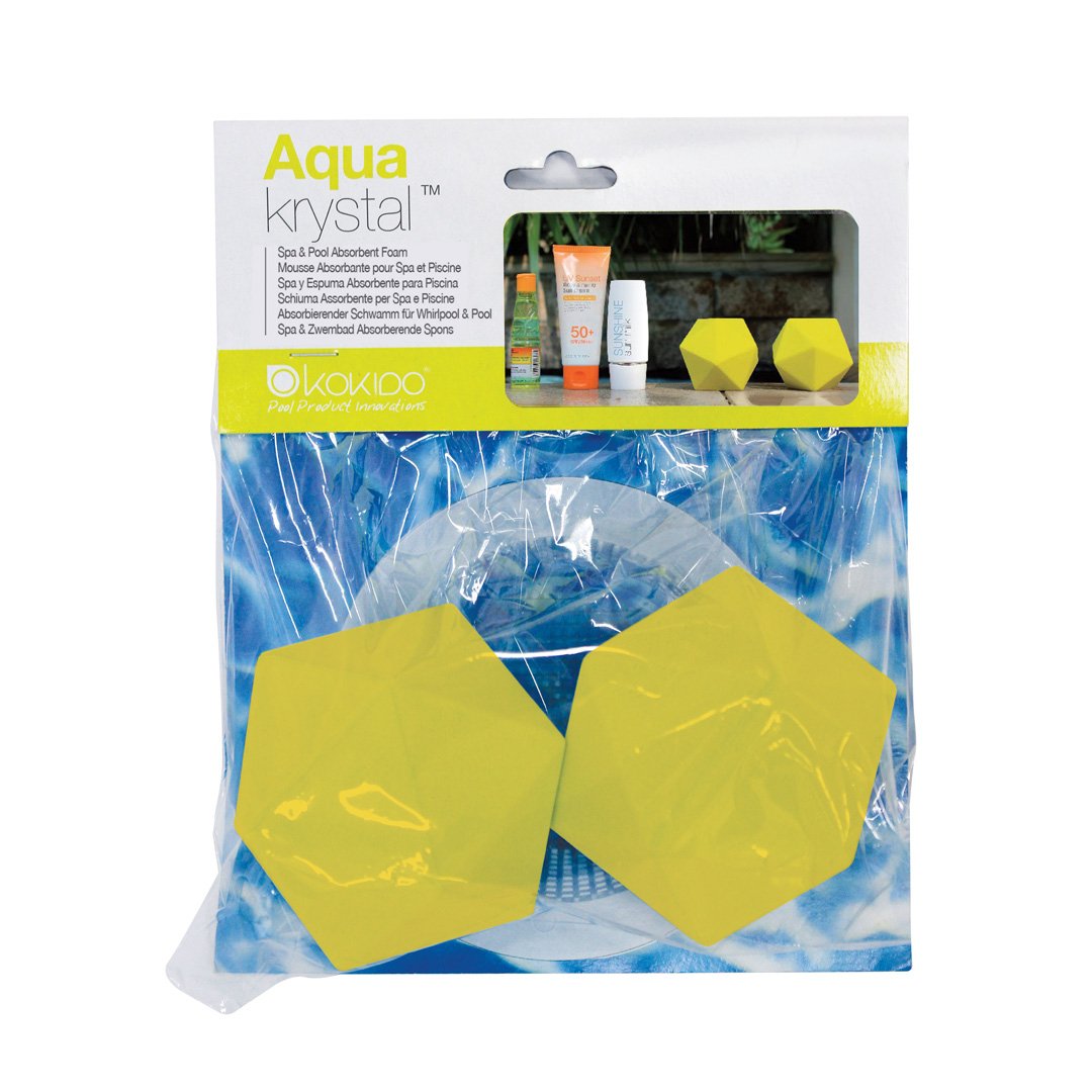 Éponges nettoyantes pour graisse Aquakrystal (2 pièces)