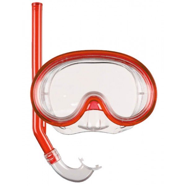 Masque et Tuba de plongée Junior Havanna Kids 8 ans Rouge