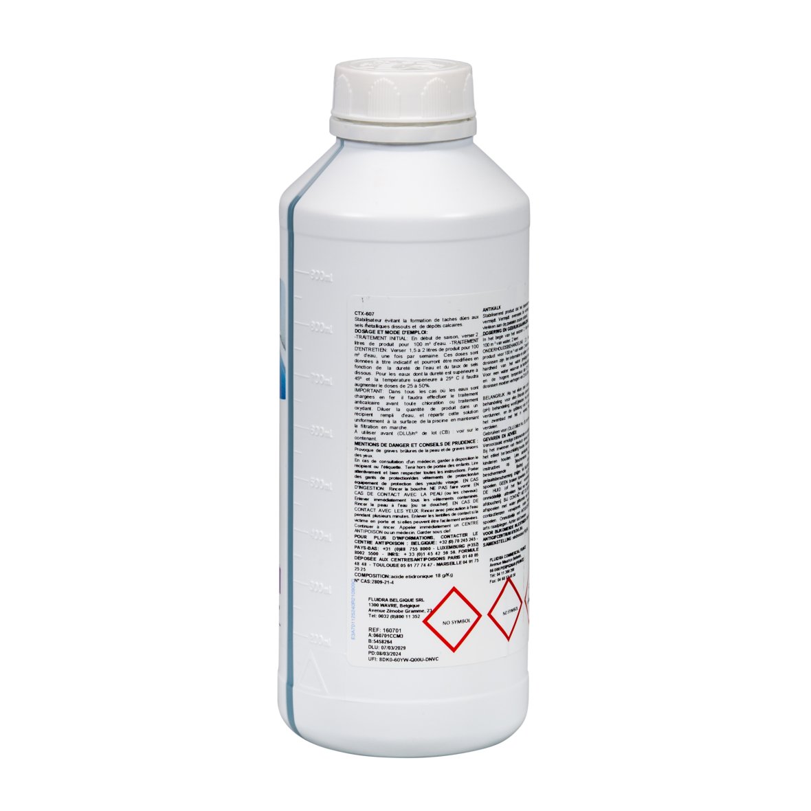 Anti-calcaire pour piscines 1 l ctx607