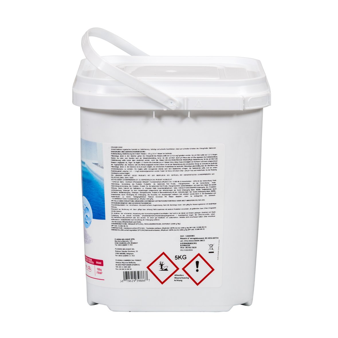 Granulés de chlore Choc 5 kg ctx200