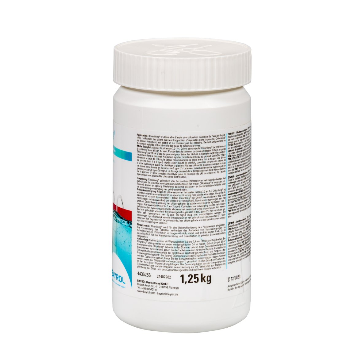 Bayrol Chlorilong tablettes de chlore 250 g 1,25 kg