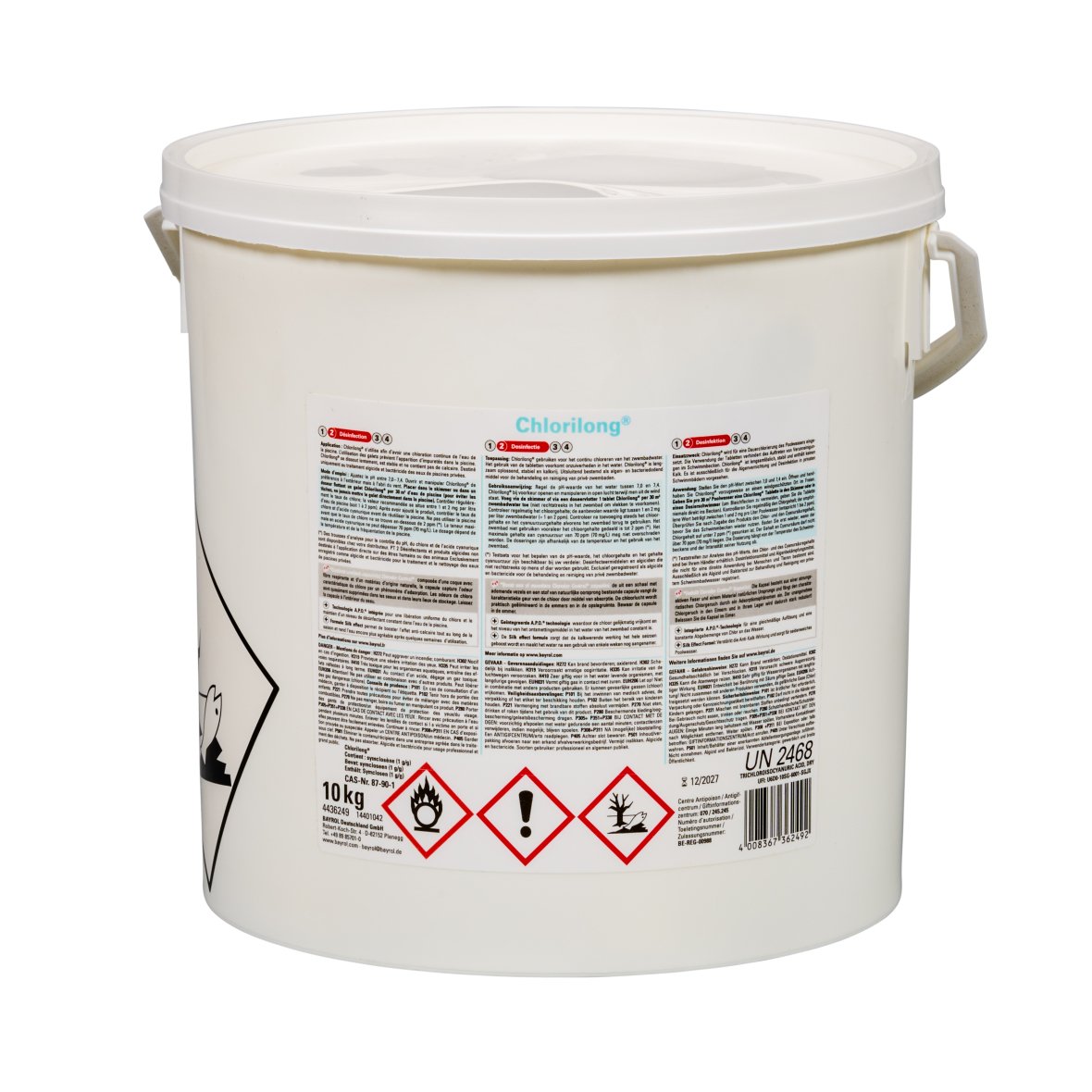 Bayrol Chlorilong tablettes de chlore 250 g 10 kg