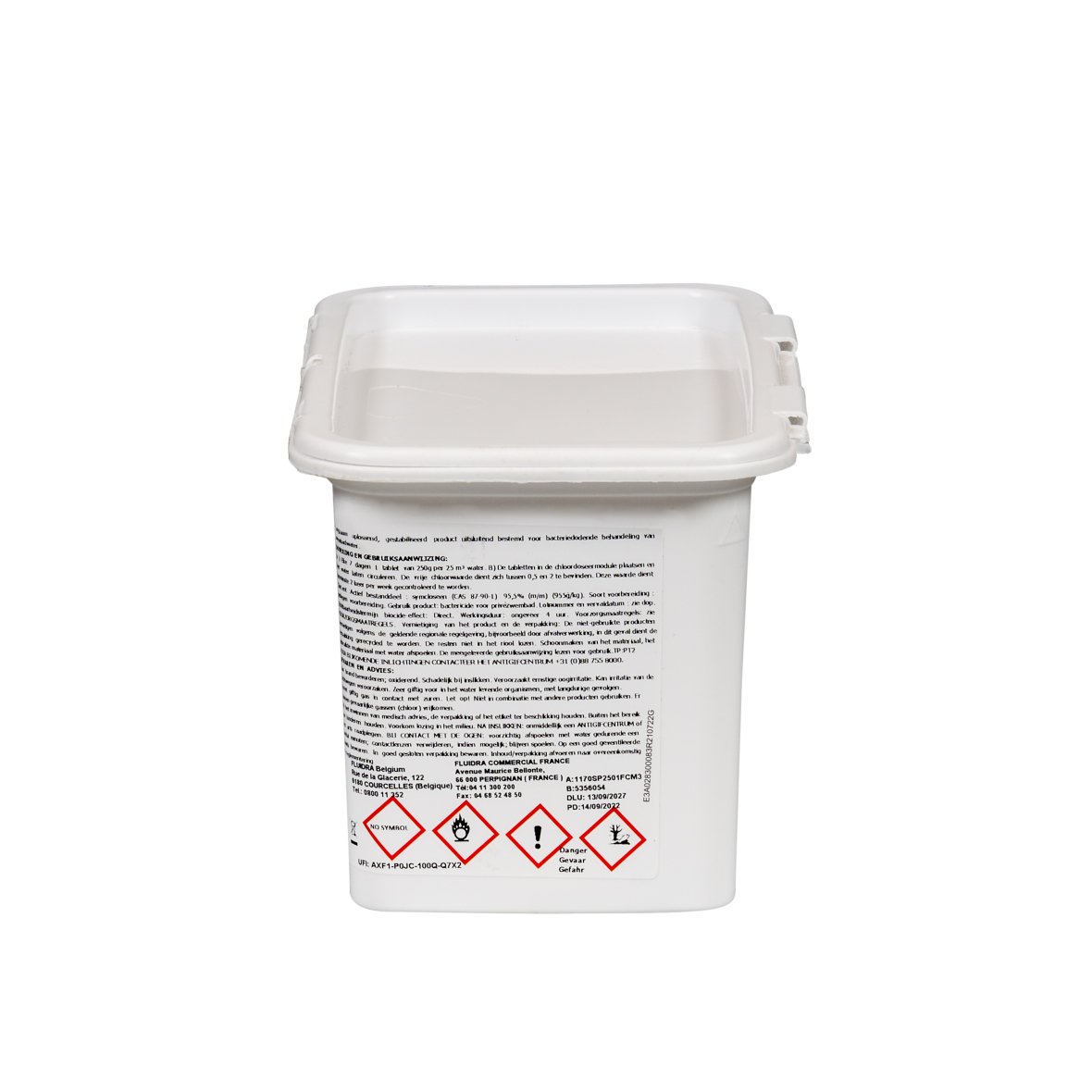 Tablettes de chlore à action lente 250g 1kg ctx373