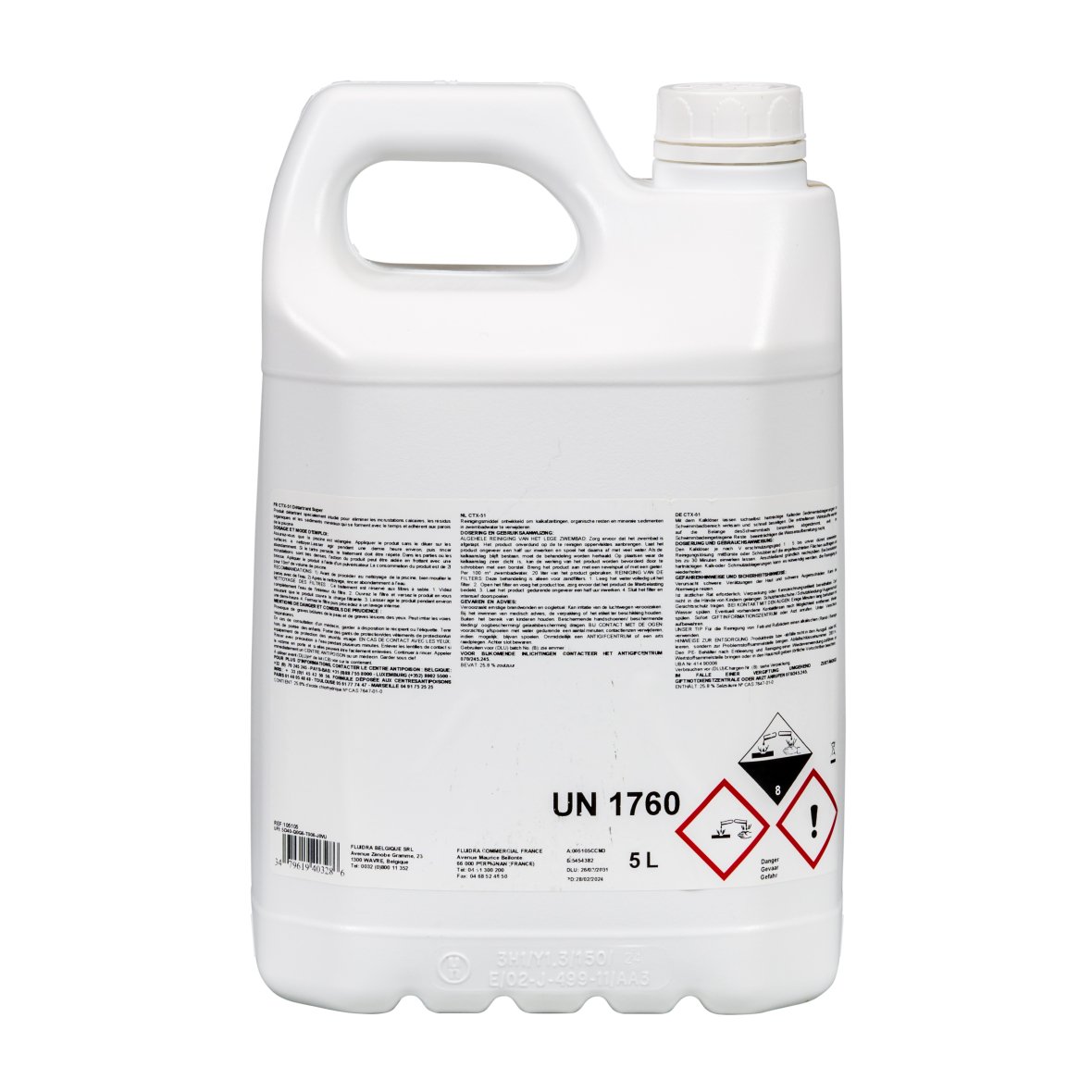 Produit nettoyant pour piscines 5 l ctx51 