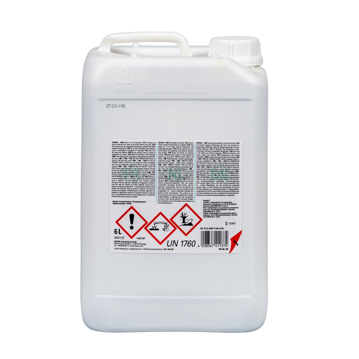 Bayrol Clarifyer Desalgine Anti-algues 6 l