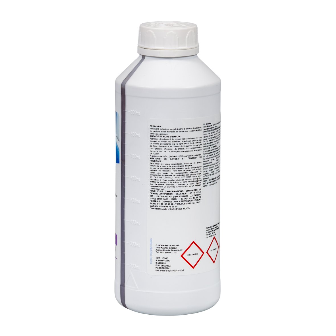 NetoLine Nettoyant pour ligne d'eau contre les dépôts calcaires 1 l ctx56 