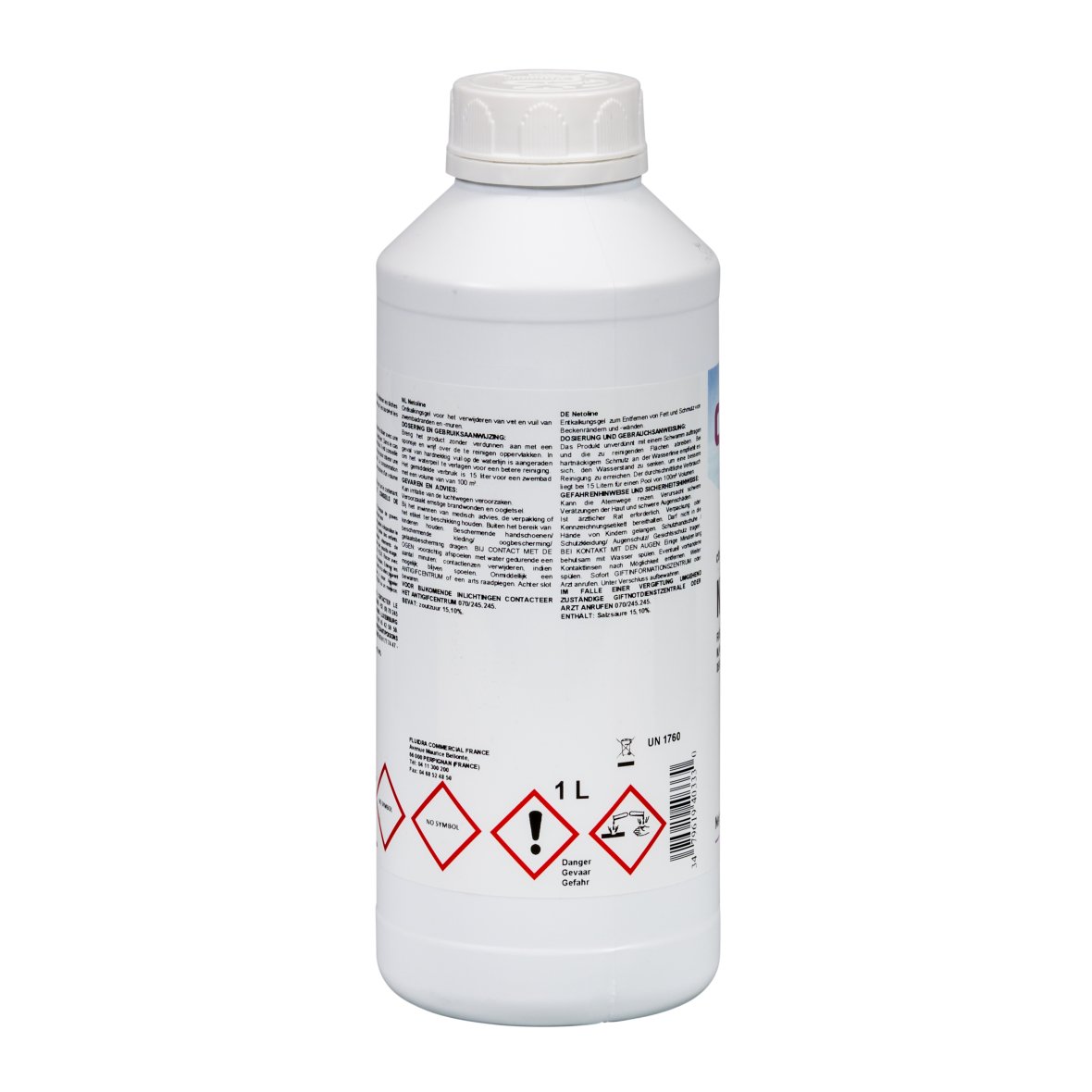 NetoLine Nettoyant pour ligne d'eau contre les dépôts calcaires 1 l ctx56 