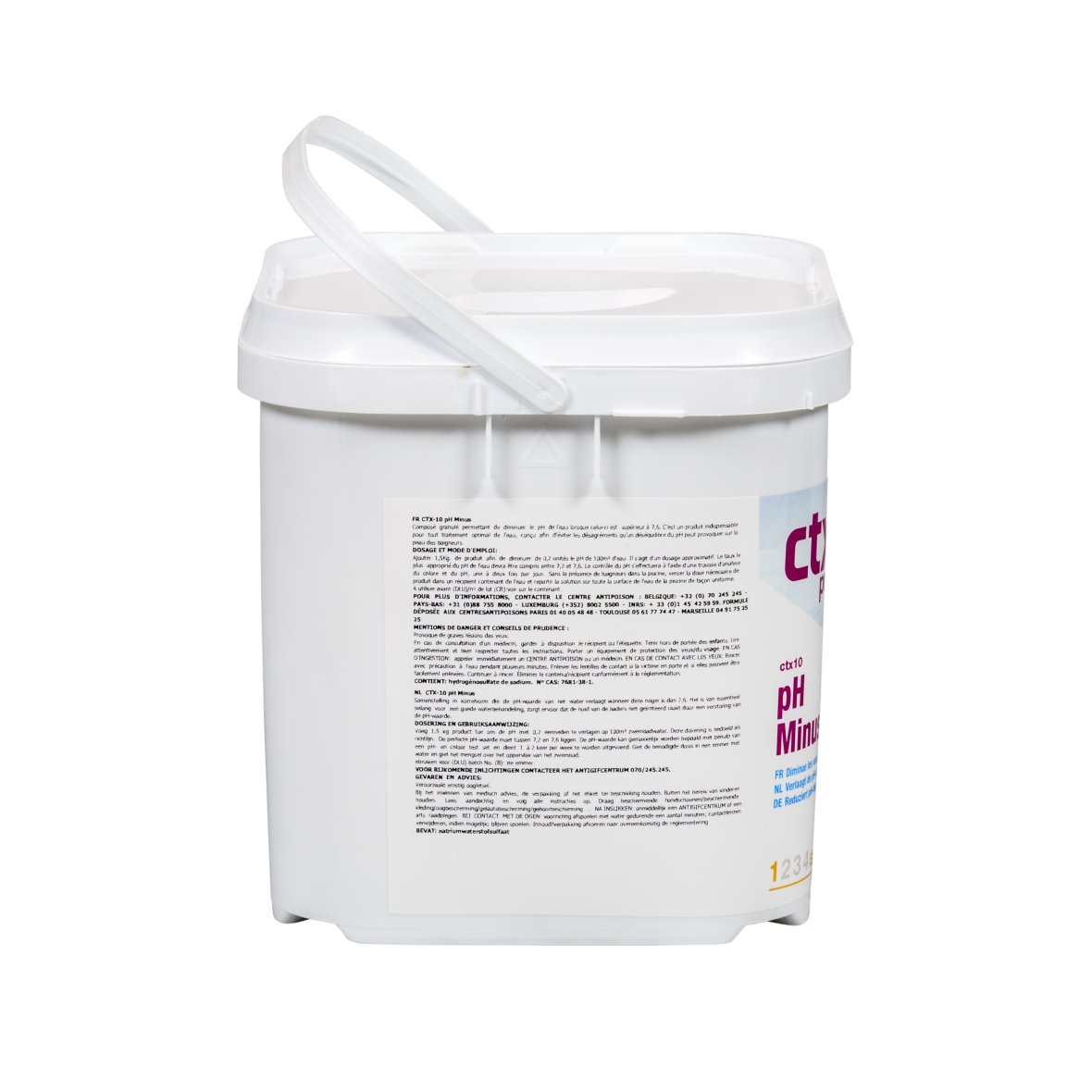 Granulés pH-minus 5 kg ctx10