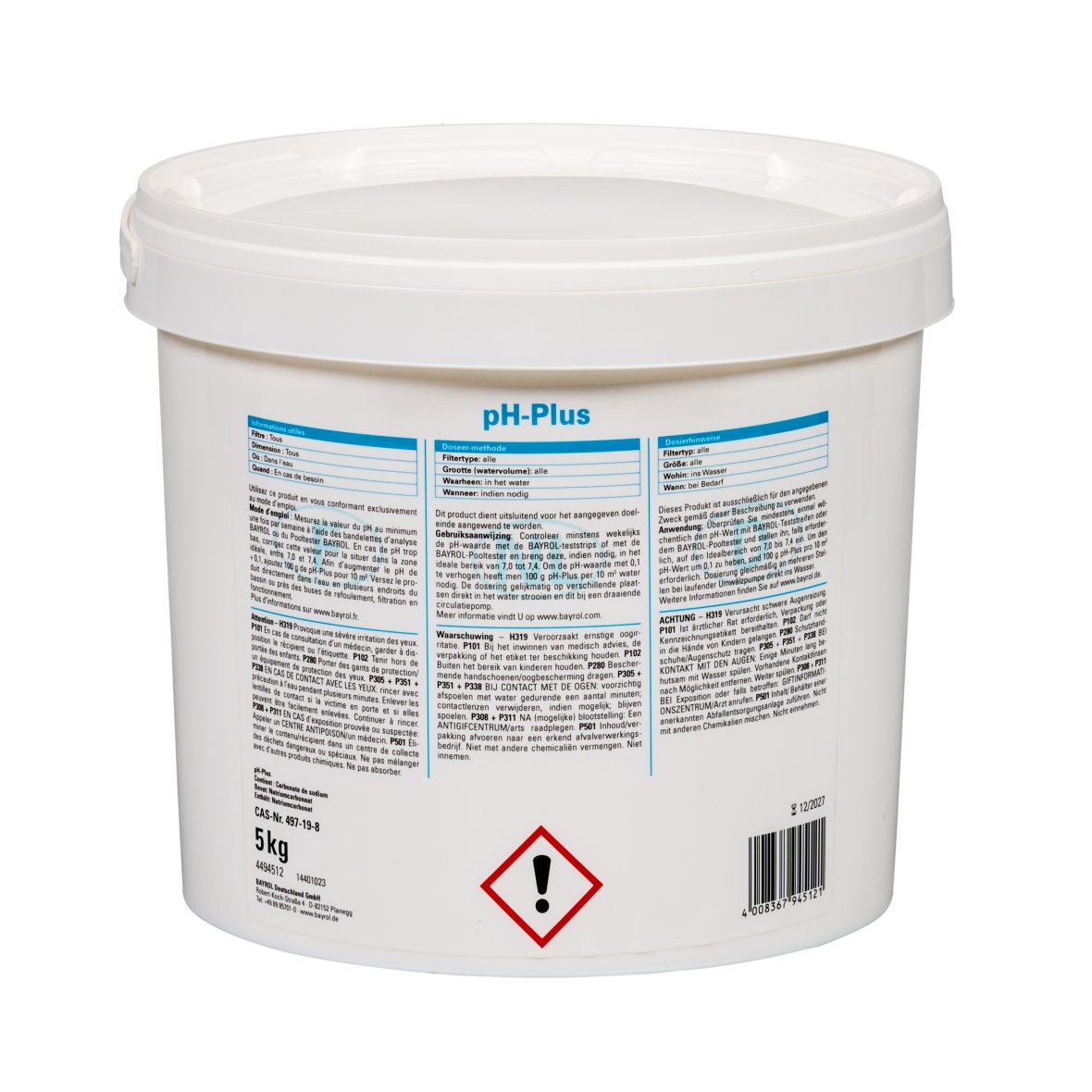 Bayrol pH-plus granulés 5 kg