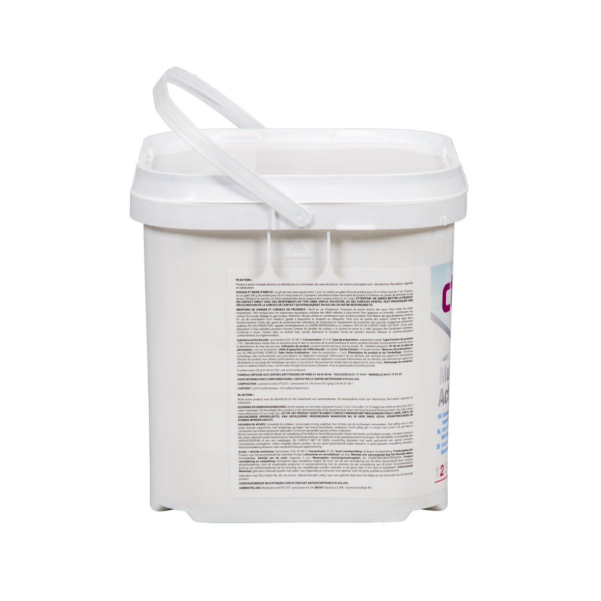 Tablettes de chlore multi-actions 5 kg ctx342