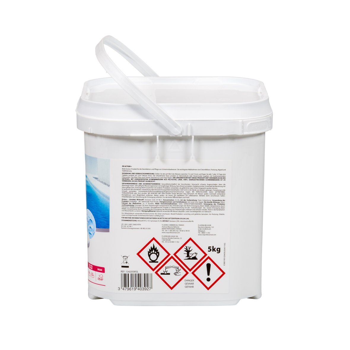 Tablettes de chlore multi-actions 5 kg ctx342