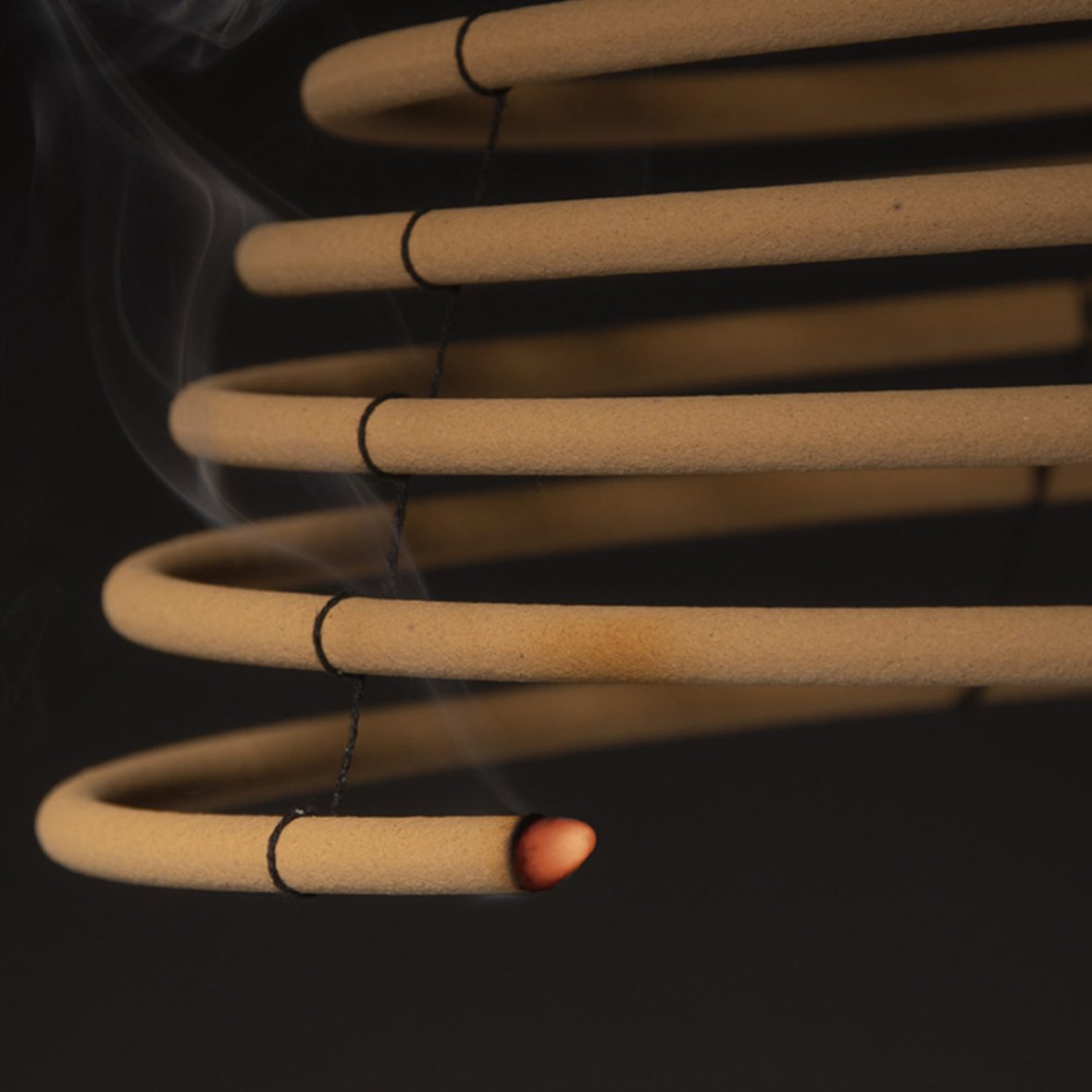 Spirale de citronnelle suspendue