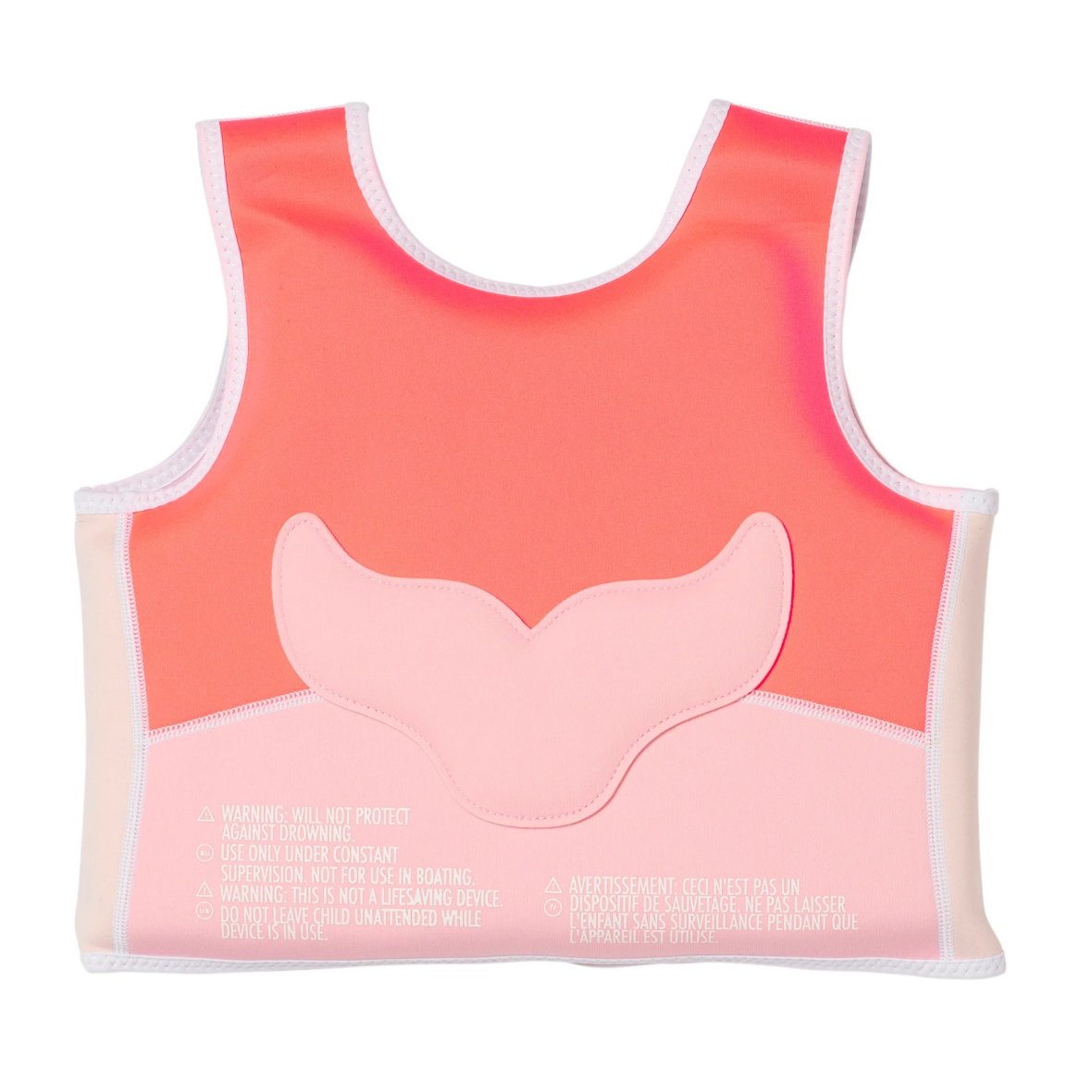 Gilet de natation pour enfants de 3 à 6 ans Aqua Neon Fraise
