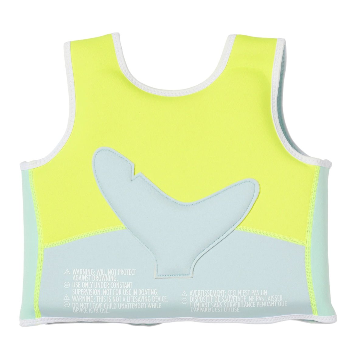 Gilet de natation pour enfants de 3 à 6 ans Aqua Neon Yellow