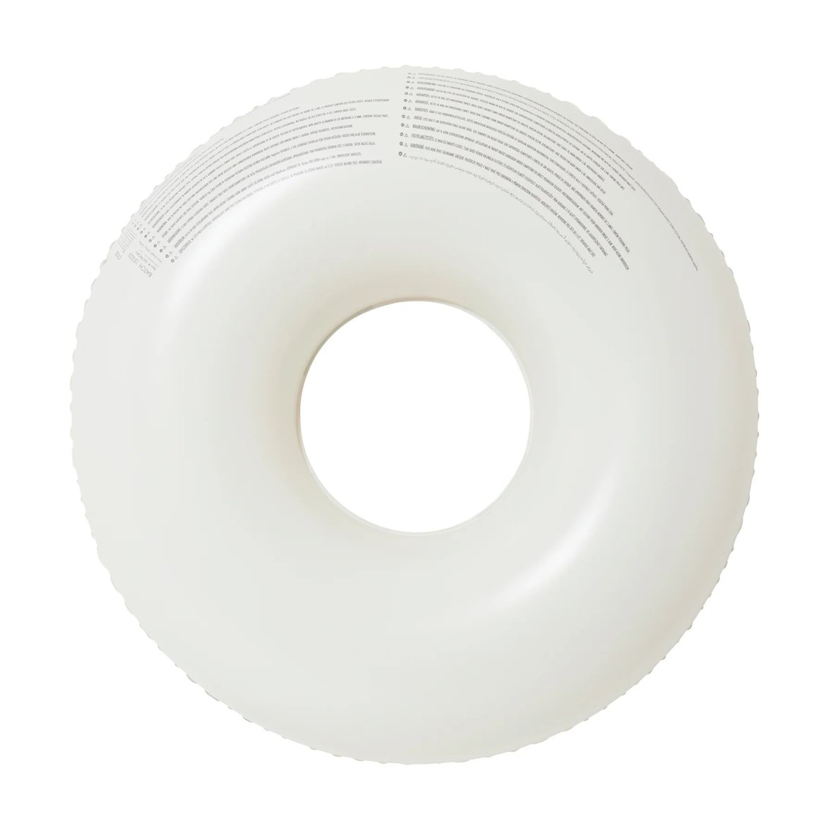 Bouée de natation The Vacay Soft Olive à rayures