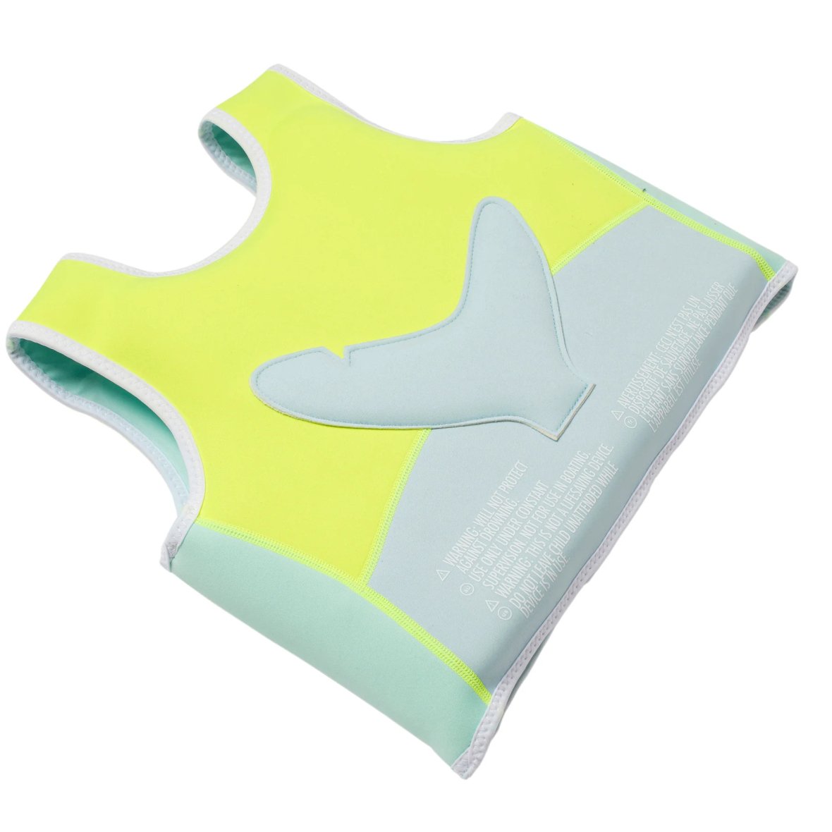Gilet de natation pour enfants de 3 à 6 ans Aqua Neon Yellow