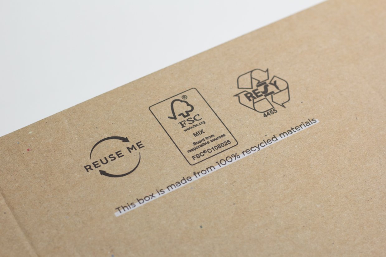 Emballage en carton Label FSC
