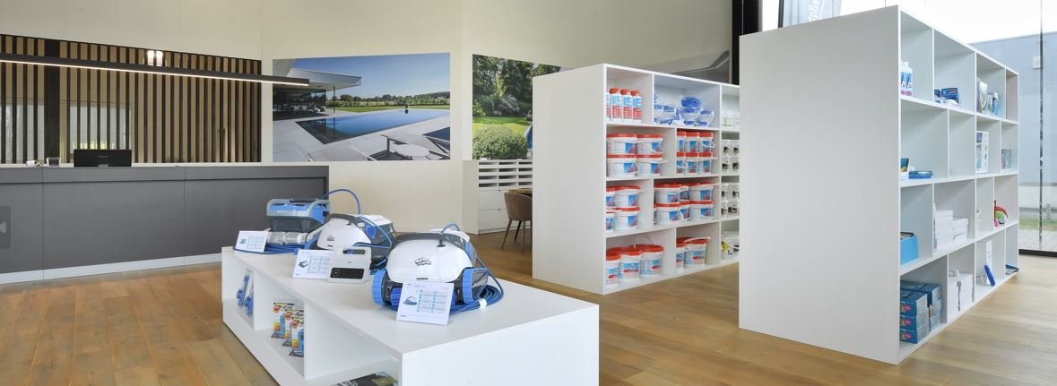 Points d'achat des produits de piscine