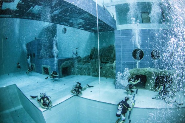 La plus profonde : Y-40 Deep Joy, Hôtel Terme Millepini à Montegrotto Terme, Italie