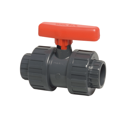 63 mm diameter PVC ball valve