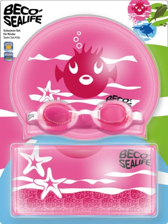 Set de natation Beco Sealife rose