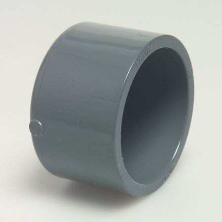 PVC glued end cap - ø 63 mm