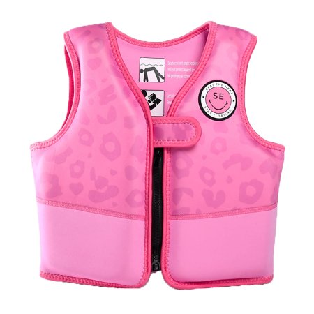 Gilet de natation rose 4-6 ans