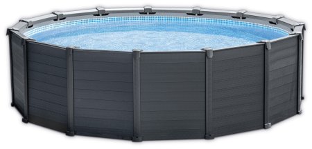 Piscine Intex Graphite Grey Panel 478 x 124 cm - 1